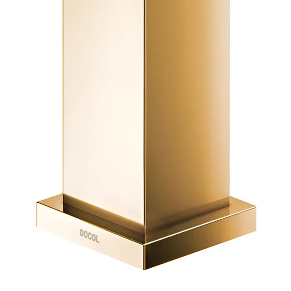 Misturador Monocomando Docol New Edge de Bancada Ouro Polido
